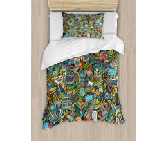 Social MediDevices Duvet Cover Set