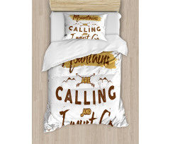 Call of the Mountains Duvet Cover Set