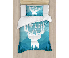 Scenic Wild Forest Duvet Cover Set