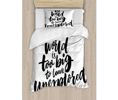 Explore the World Duvet Cover Set