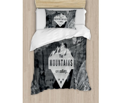 Mountains are Calling Duvet Cover Set