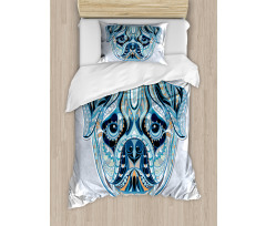 Pattern Dog Duvet Cover Set