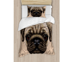 Pet Animal Art Design Dog Duvet Cover Set