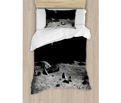 Earth Seen from the Moon Duvet Cover Set