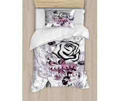 Abstract Butterflies Love Duvet Cover Set