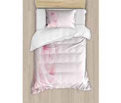 Close up Pink Flourish Duvet Cover Set