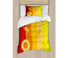 Wheat Farm House Theme Duvet Cover Set