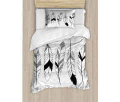 Doodle Triangle Duvet Cover Set