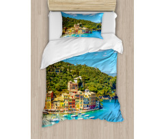 Portofino Panoramic View Duvet Cover Set