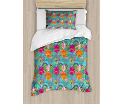 Dandelion Vibrant Spring Duvet Cover Set