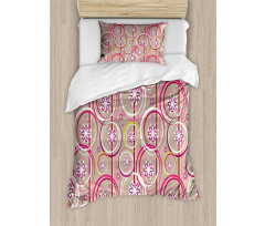 Modern Retro Mix Sketch Duvet Cover Set