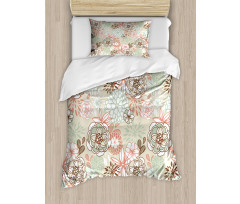 Romantic Wildflowers Duvet Cover Set