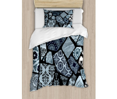 Modern Geometric Shapes Duvet Cover Set