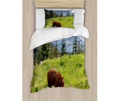 Fur Animal Nature Habitat Duvet Cover Set