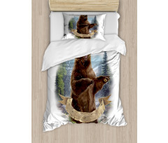 Angry Carnivore Mammal Duvet Cover Set