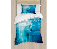 Arctic Polar Underwater Duvet Cover Set