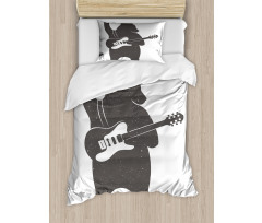 Music Guitar Rock 'n' Roll Duvet Cover Set