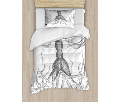 Animal Tentacles Marine Duvet Cover Set