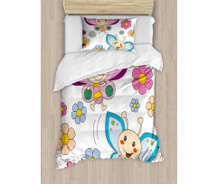 Baby Butterfly Couple Duvet Cover Set