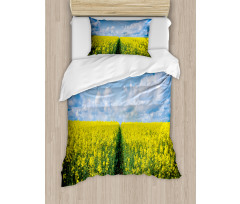 Floral Pathway Duvet Cover Set