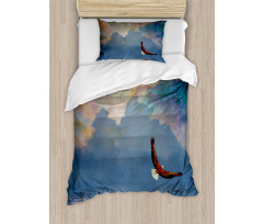 Majestic Huge Bird Flying Duvet Cover Set