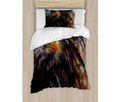 Angry Bird Black Feathers Duvet Cover Set