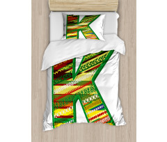 K Green Childish Fun Duvet Cover Set