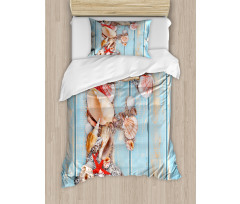 Coastal Soft Colored Duvet Cover Set