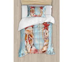 Underwater Coastal U Duvet Cover Set