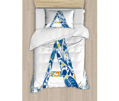 Geometric Framework Duvet Cover Set