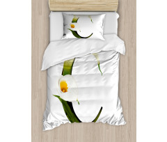 Calla Lilly Flower Duvet Cover Set