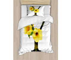 Yellow Bells Capital Y Duvet Cover Set