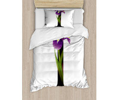 Iris Flowers Capital I Duvet Cover Set