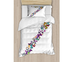 Multicolored Animal Z Duvet Cover Set