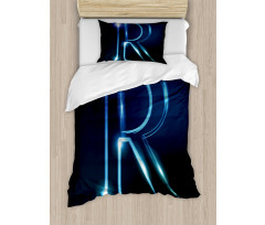 Futuristic Design R Duvet Cover Set