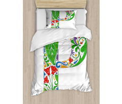 Abstract Color Palette Duvet Cover Set