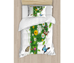 Lively Summer Wings Duvet Cover Set