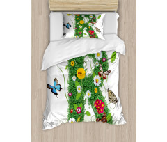 Flora and Fauna R Duvet Cover Set