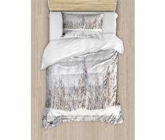 Wooden Surface Image Duvet Cover Set