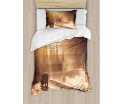 Colorado Mountain Road Duvet Cover Set