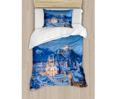 Historic City Salzburg Duvet Cover Set