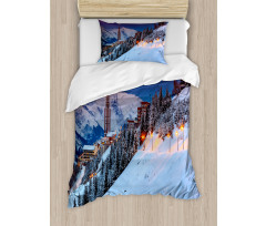 Majestic Sunrice Ski Duvet Cover Set