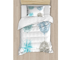 Windrose Marine Duvet Cover Set