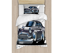 Retro Design Asymmetric Duvet Cover Set