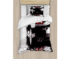 Modern Black Vehicle Style Duvet Cover Set