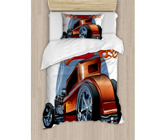 Cartooon Hot Rod Classic Duvet Cover Set