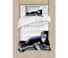 Old Fashioned Automobile Duvet Cover Set