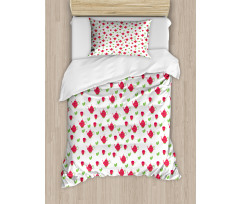 Teapots Polka Dots Duvet Cover Set