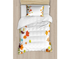 Maple Aspen Leaf Frame Duvet Cover Set