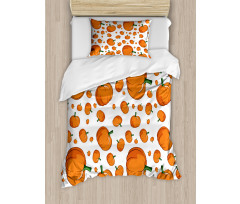 Halloween Plump Pumpkin Duvet Cover Set